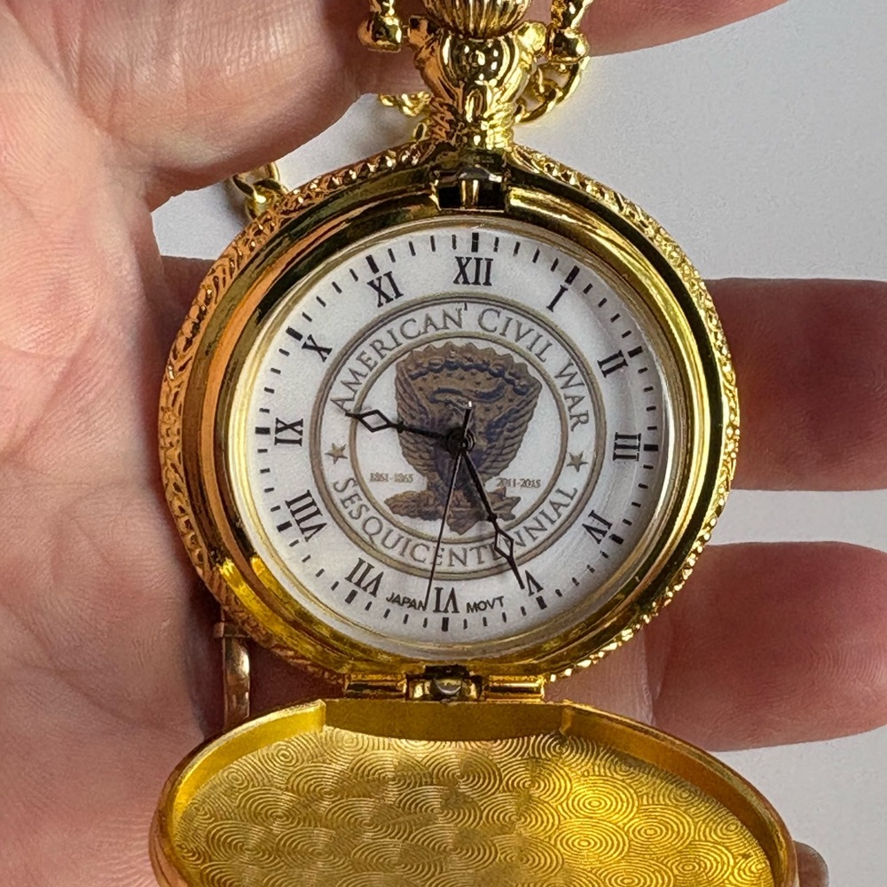 Gold Commemorative Pocket Watch